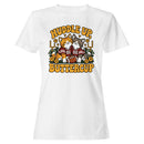 Huddle Up Buttercup Football Cats Women's T-shirt