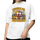 Huddle Up Buttercup Football Cats Women's T-shirt