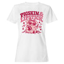 Cute Football Pig Women's T-shirt