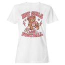 Hot Girls Love Football Women's T-shirt
