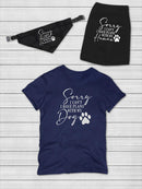 Sorry Have Plans Pet Bandana Small -SmartPrintsInk Designs