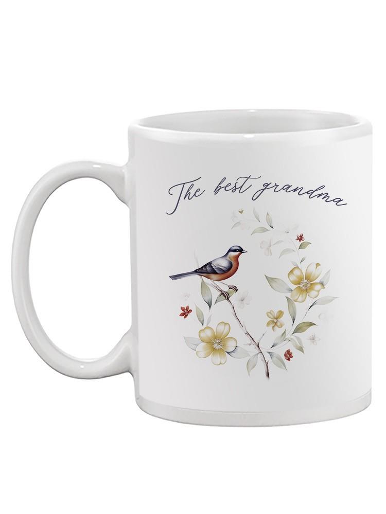 The Best Granda, Spring Blooms Mug -SmartPrintsInk Designs