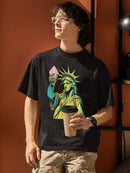 Ice Cream And Liberty T-shirt -SmartPrintsInk Designs