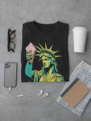 Ice Cream And Liberty T-shirt -SmartPrintsInk Designs