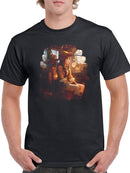Flying Old Fashion T-shirt -SmartPrintsInk Designs