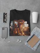 Flying Old Fashion T-shirt -SmartPrintsInk Designs