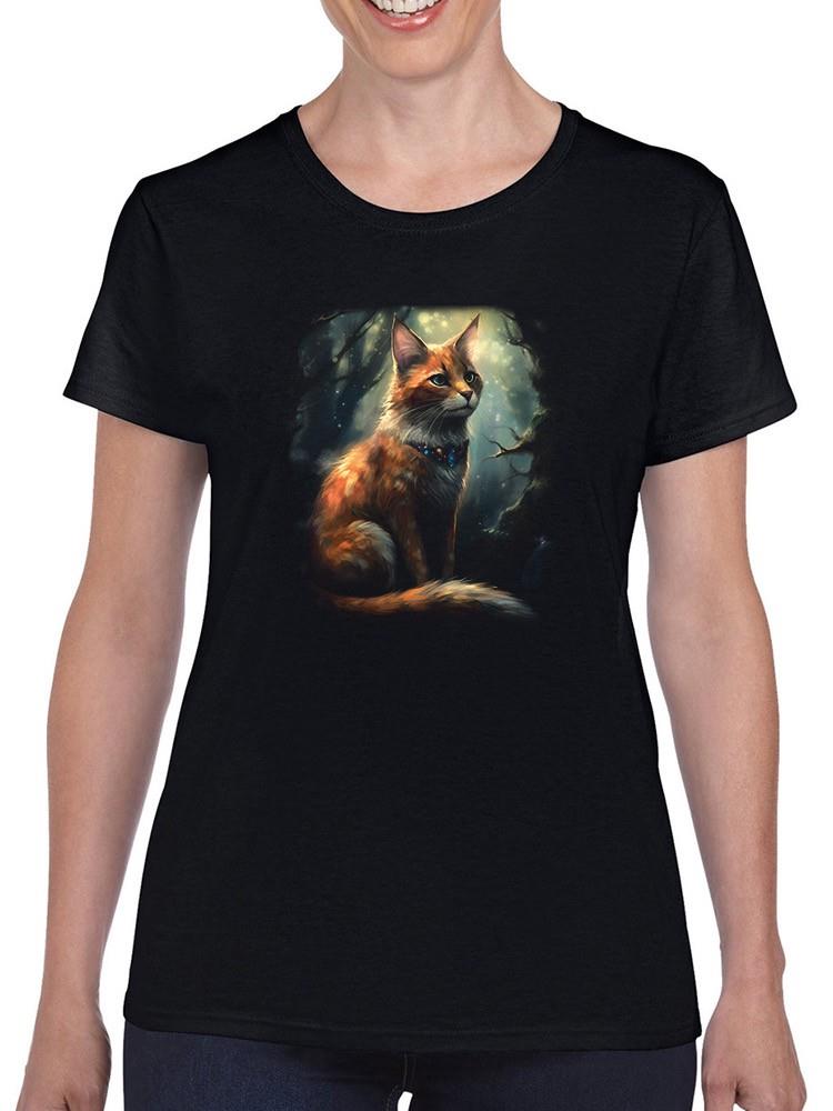 Mystical Magic Cat T-shirt -SmartPrintsInk Designs