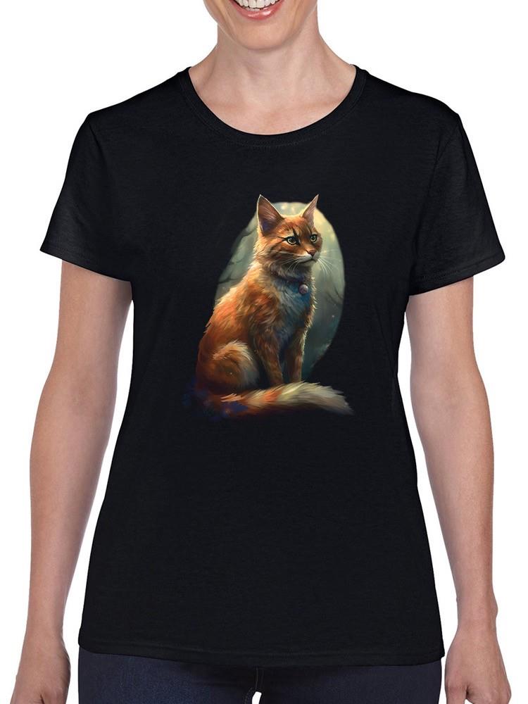 Mysterious Magic Cat T-shirt -SmartPrintsInk Designs