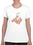 Bunch Of Strawberries T-shirt -SmartPrintsInk Designs