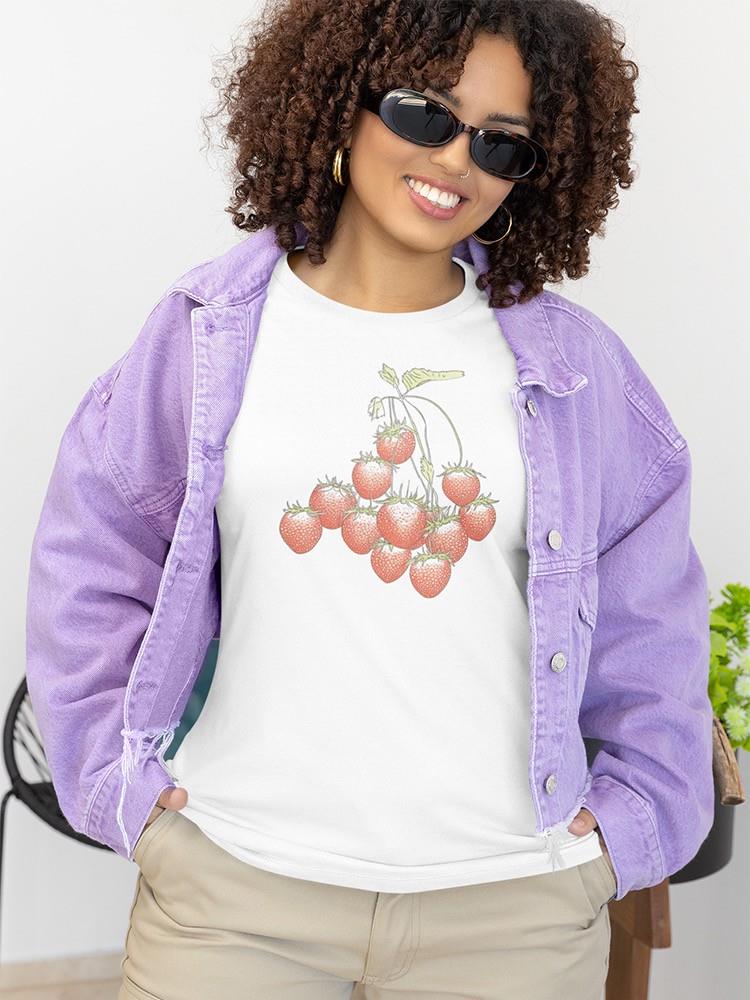Bunch Of Strawberries T-shirt -SmartPrintsInk Designs