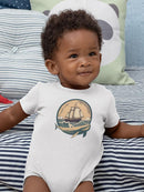 Sailing With Whales Bodysuit -SmartPrintsInk Designs