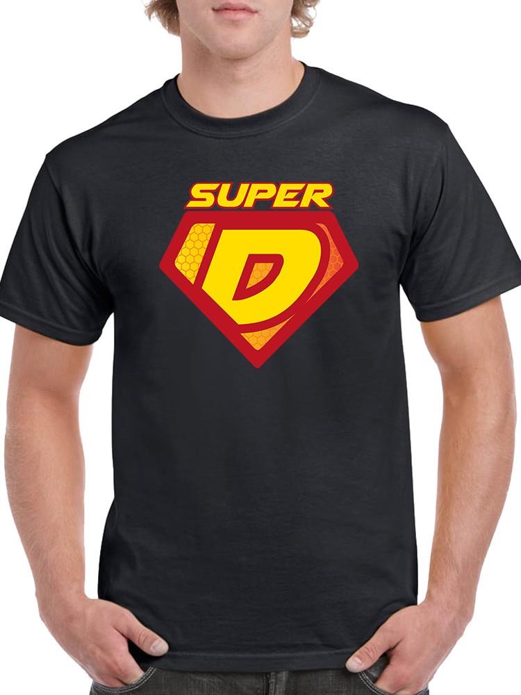 Super D Comic Hero T-shirt -SmartPrintsInk Designs
