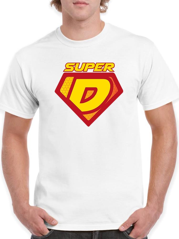 Super D Comic Hero T-shirt -SmartPrintsInk Designs