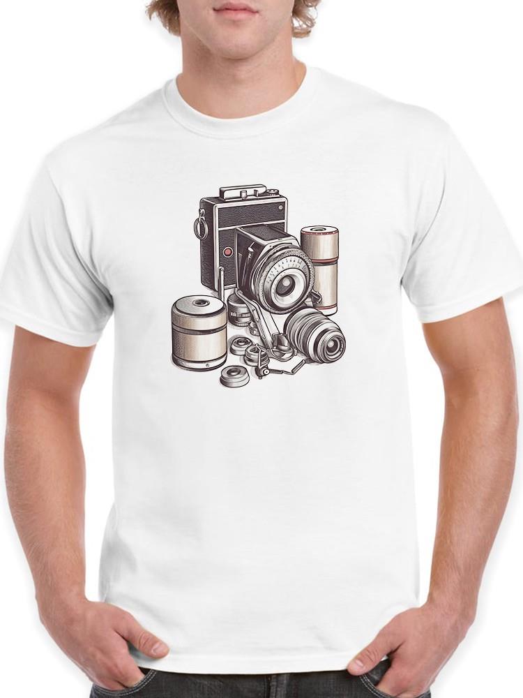 Vintage Camera Design T-shirt -SmartPrintsInk Designs