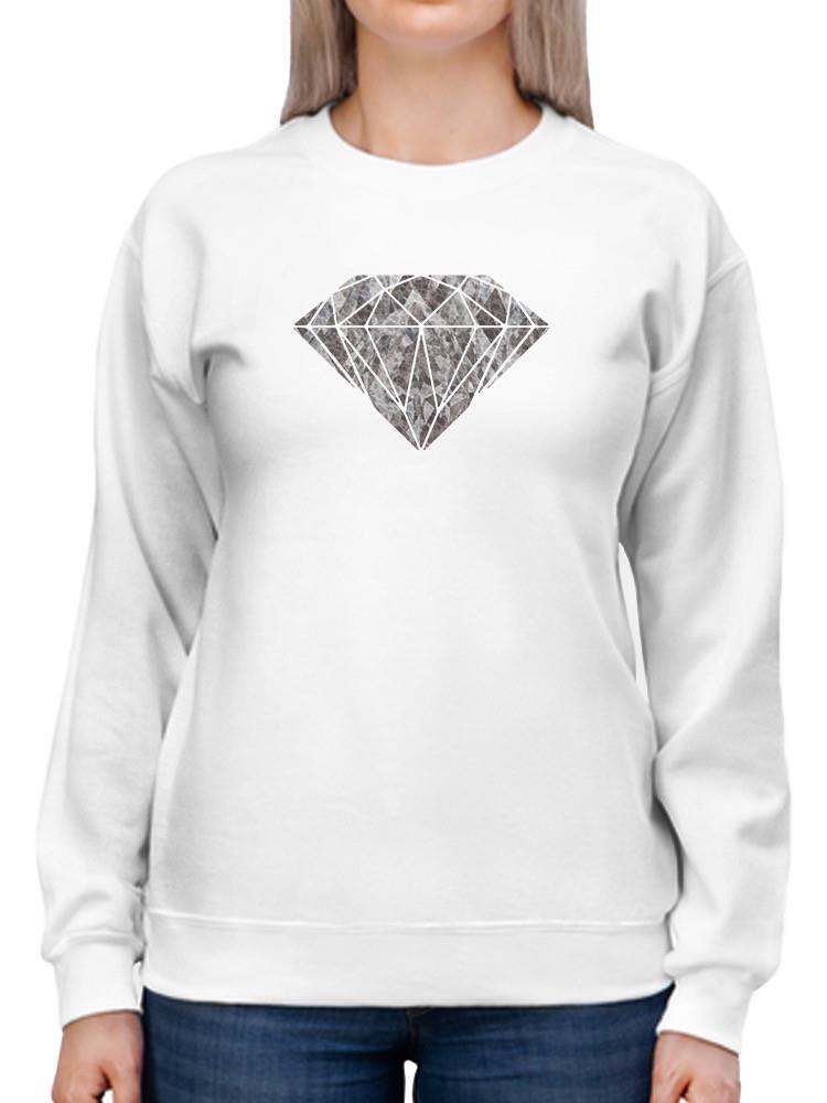 Geometrical Diamond Sweatshirt -SmartPrintsInk Designs