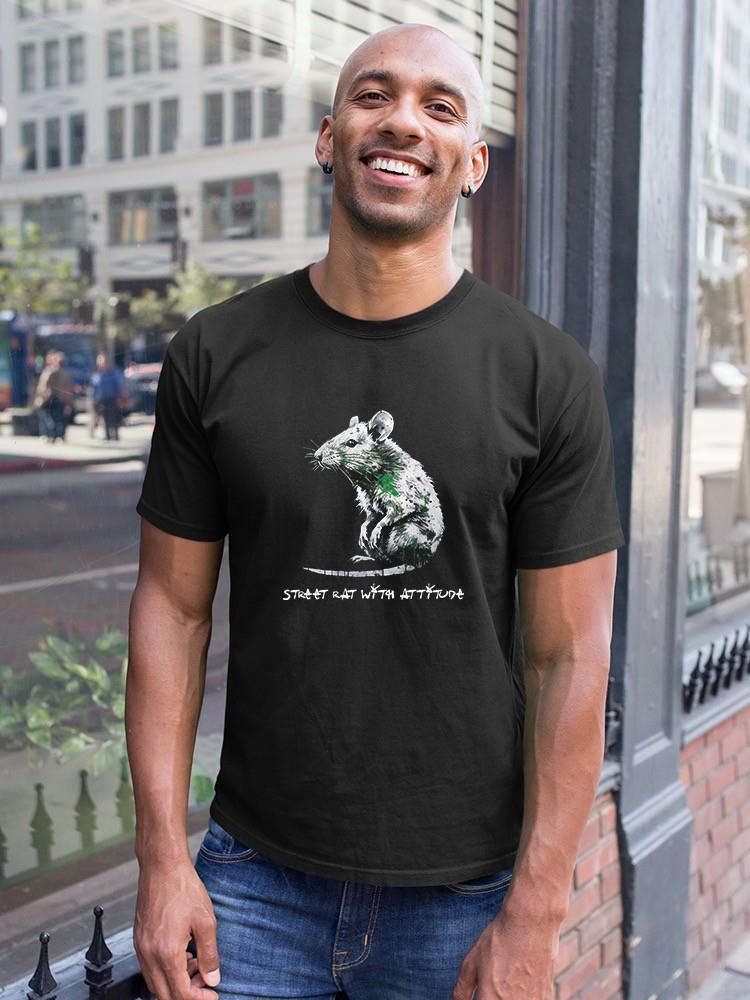 Street Rat With Attitude T-shirt Men's -SmartPrintsInk Designs