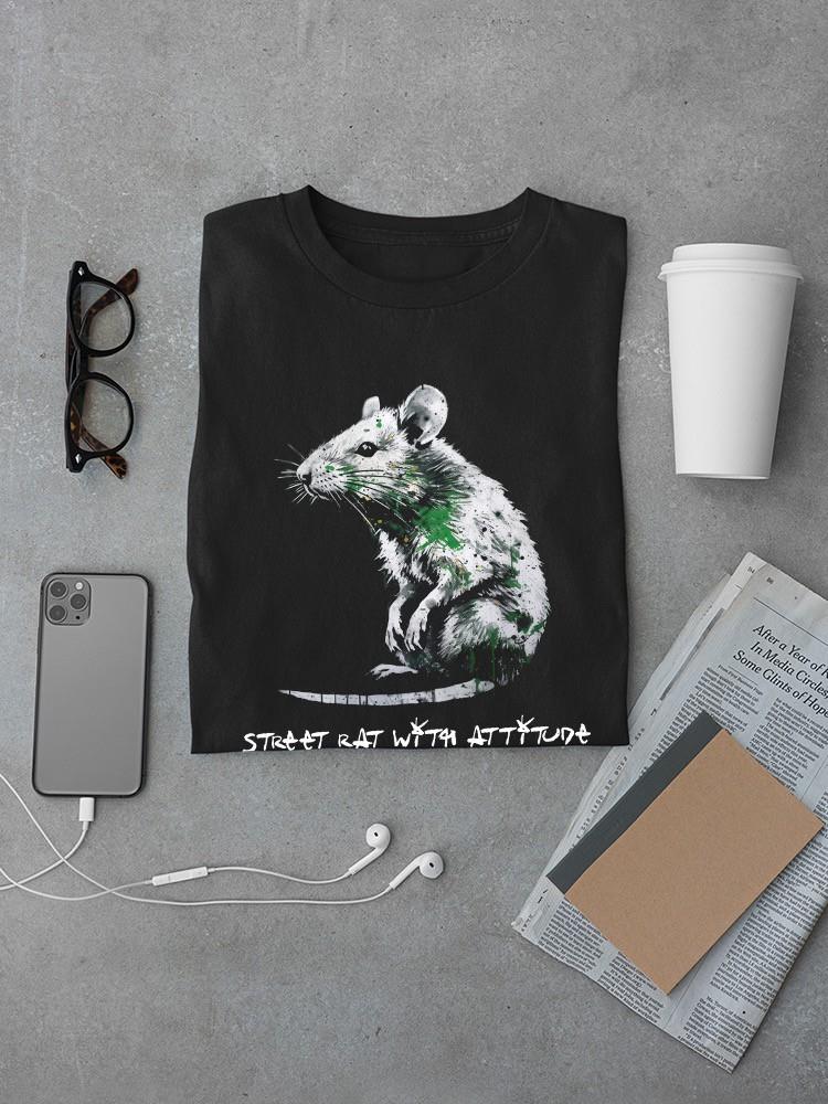 Street Rat With Attitude T-shirt Men's -SmartPrintsInk Designs