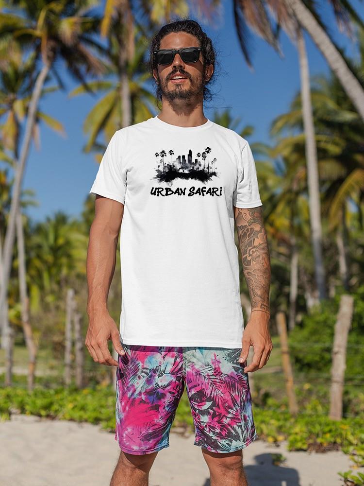 Urban Safari Graphic T-shirt Men's -SmartPrintsInk Designs