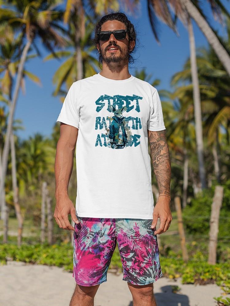 Street Rat Attitude T-shirt Men's -SmartPrintsInk Designs