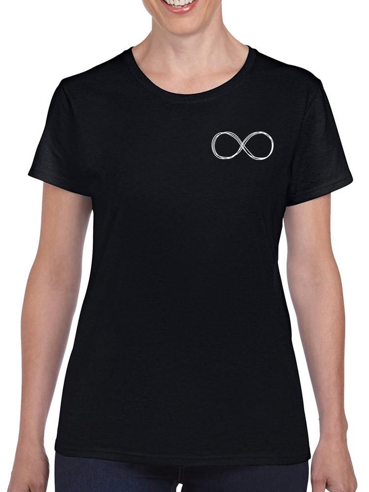 Infinity Line Art T-shirt Women's -SmartPrintsInk Designs