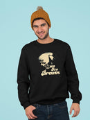 Jazz The Blues Are Brewin Sweatshirt Men's -SmartPrintsInk Designs