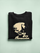 Jazz The Blues Are Brewin Sweatshirt Men's -SmartPrintsInk Designs