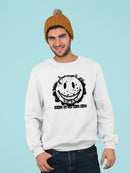Quote Smile On The Wild Side Sweatshirt Men's -SmartPrintsInk Designs