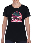 California Vintage Car T-shirt -SmartPrintsInk Designs