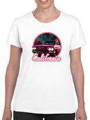 California Vintage Car T-shirt -SmartPrintsInk Designs