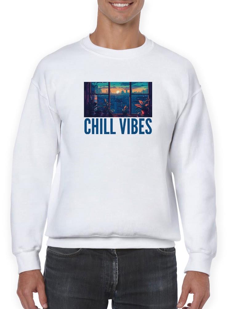 Chill Vibes View From The City Sweatshirt -SmartPrintsInk Designs