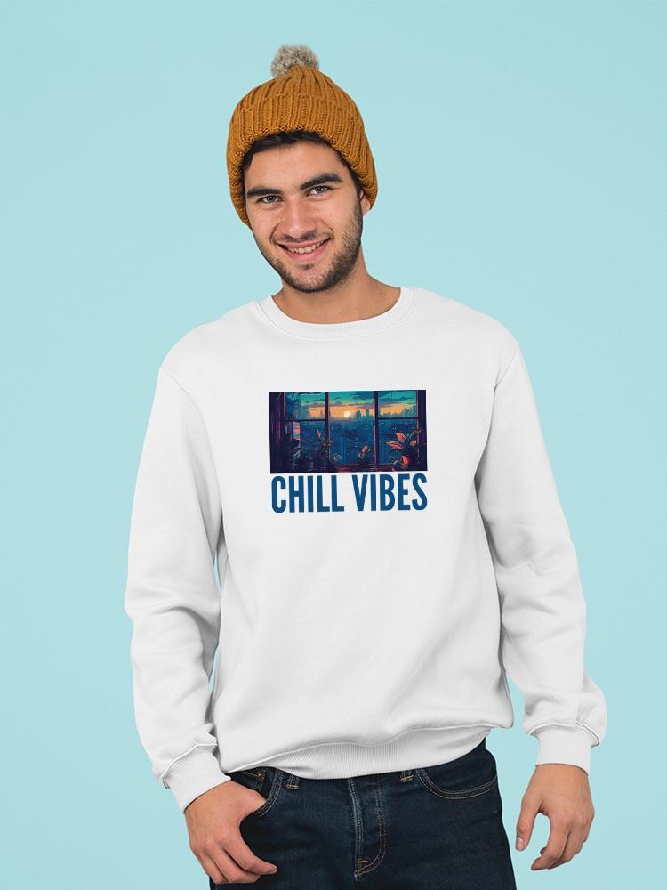 Chill Vibes View From The City Sweatshirt -SmartPrintsInk Designs