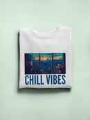 Chill Vibes View From The City Sweatshirt -SmartPrintsInk Designs