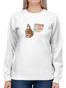 So Many Books So Little Time Sweatshirt -SmartPrintsInk Designs