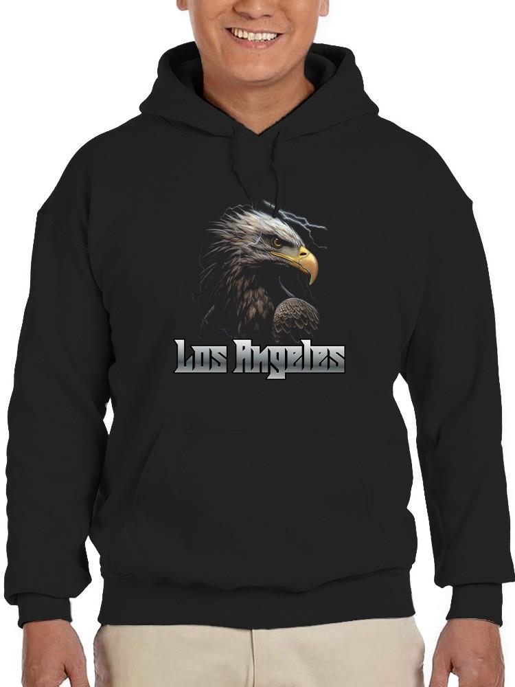 Los Angeles Eagle Logo Hoodie -SmartPrintsInk Designs