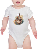 Fairytale Castle In The Clouds Bodysuit -SmartPrintsInk Designs