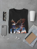 Roster Usa Eagle T-shirt -SmartPrintsInk Designs