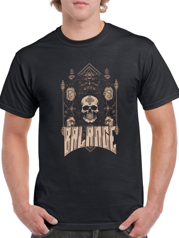 Balance Skulls T-shirt -SmartPrintsInk Designs