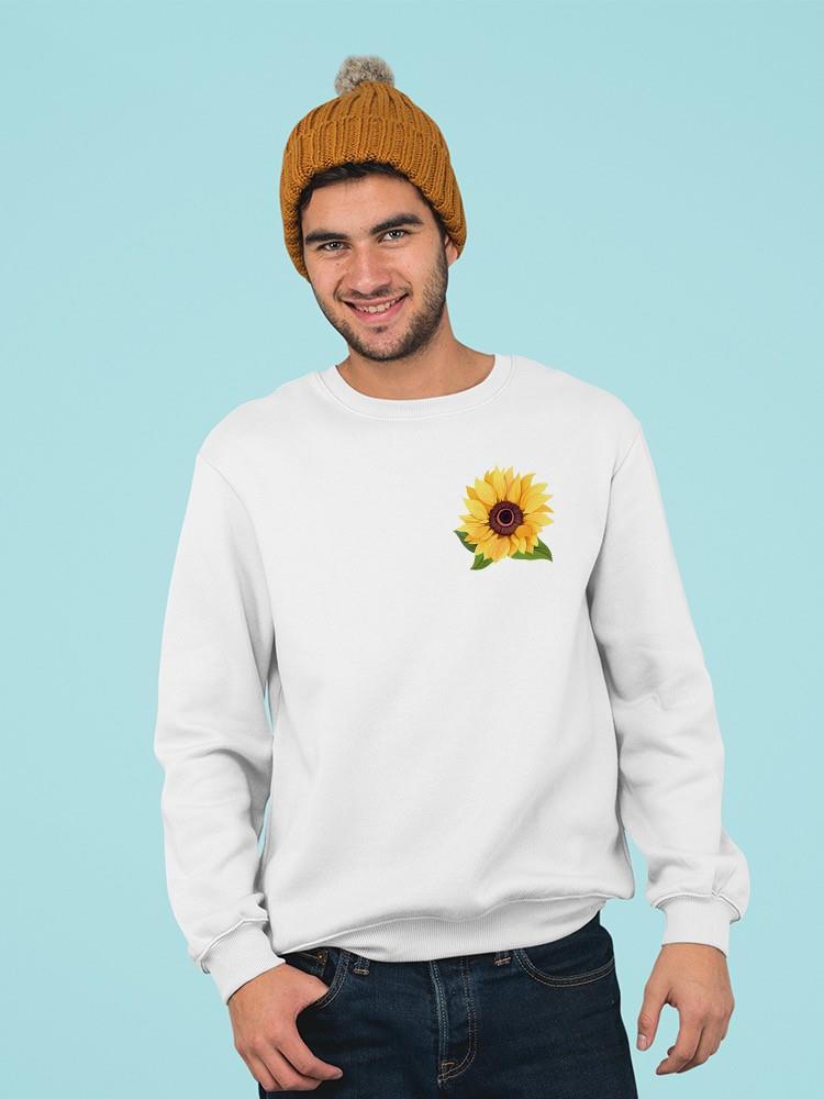 Beautiful Sunflower Design Sweatshirt -SmartPrintsInk Designs