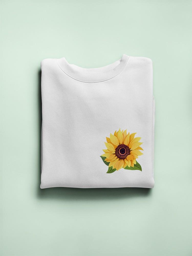 Beautiful Sunflower Design Sweatshirt -SmartPrintsInk Designs
