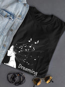 Dreaming Of Music Girl T-shirt -SmartPrintsInk Designs