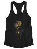 Dandelion Language Of Spirit Racerback Tank -SmartPrintsInk Designs