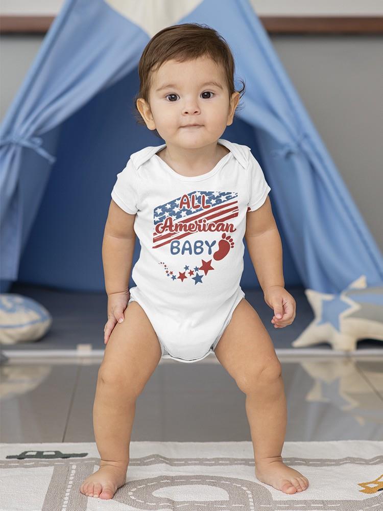 All American Baby Bodysuit -SmartPrintsInk Designs