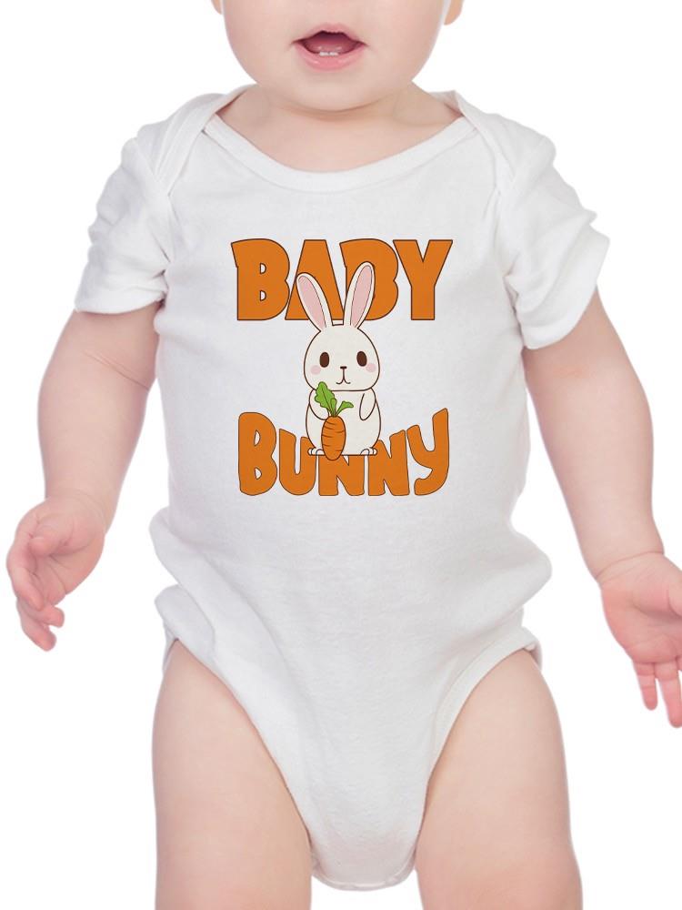 Baby Bunny Cartoon Style Bodysuit -SmartPrintsInk Designs