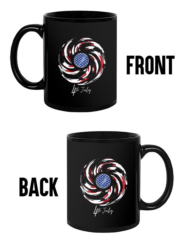 4Th Of July Flag Art Mug -SmartPrintsInk Designs