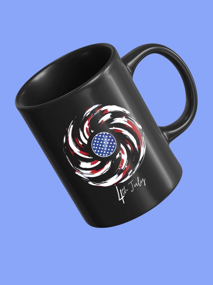 4Th Of July Flag Art Mug -SmartPrintsInk Designs