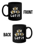 Funny Pun Let It Bee Mug -SmartPrintsInk Designs