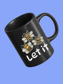 Funny Pun Let It Bee Mug -SmartPrintsInk Designs