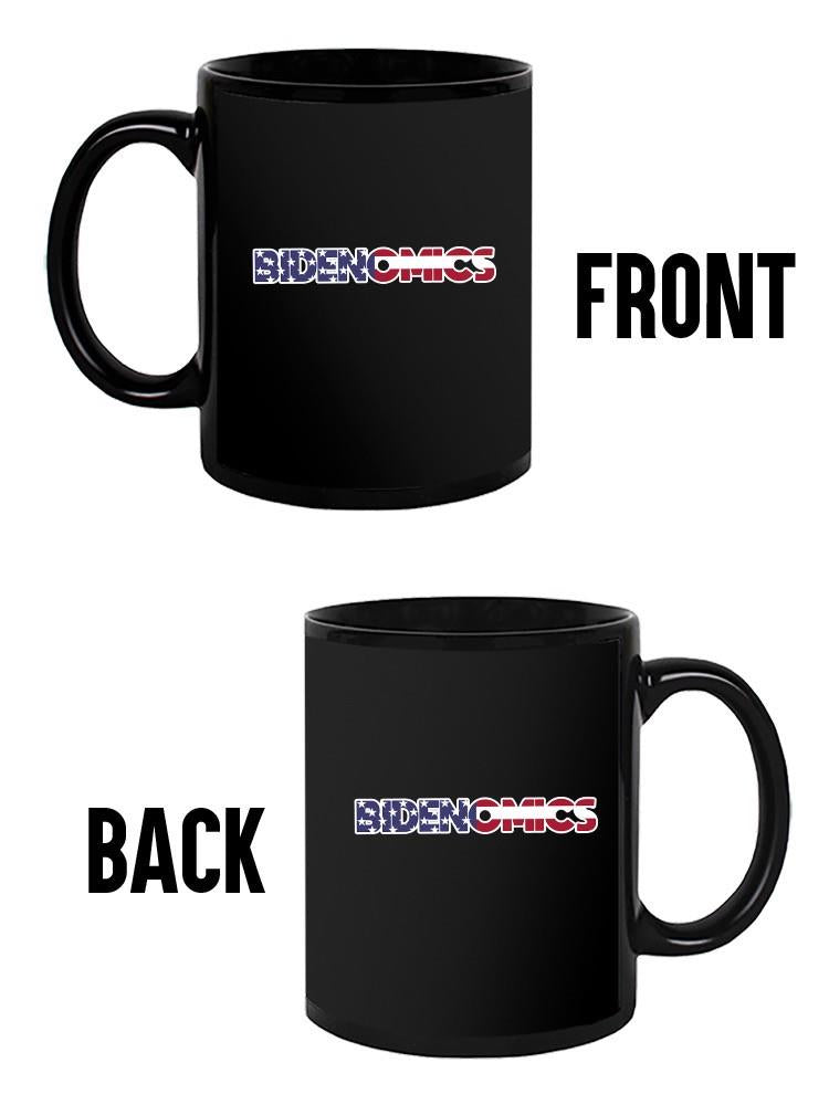 Bidenomics American Flag Slogan Mug -SmartPrintsInk Designs