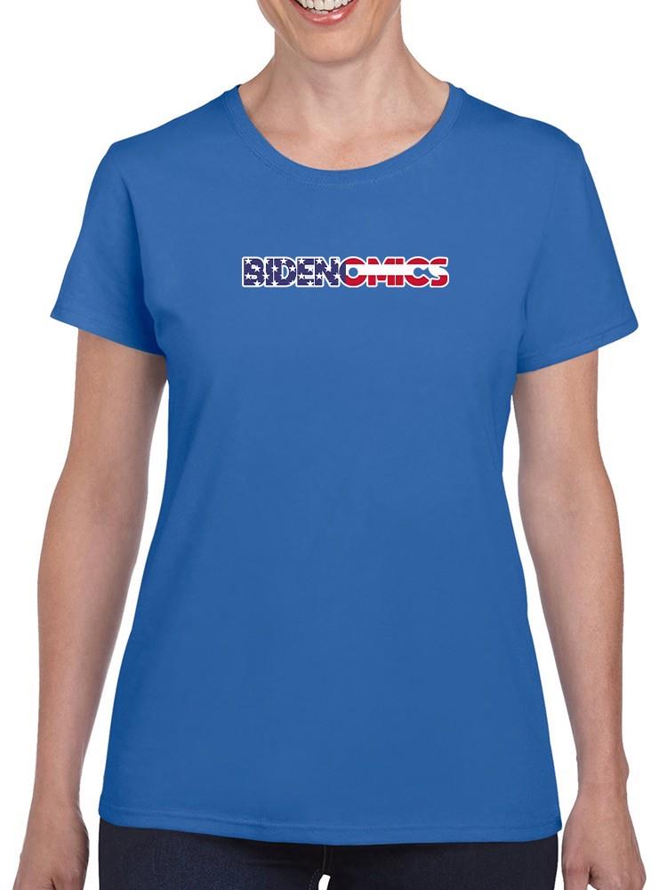 Bidenomics American Flag Slogan T-shirt -SmartPrintsInk Designs