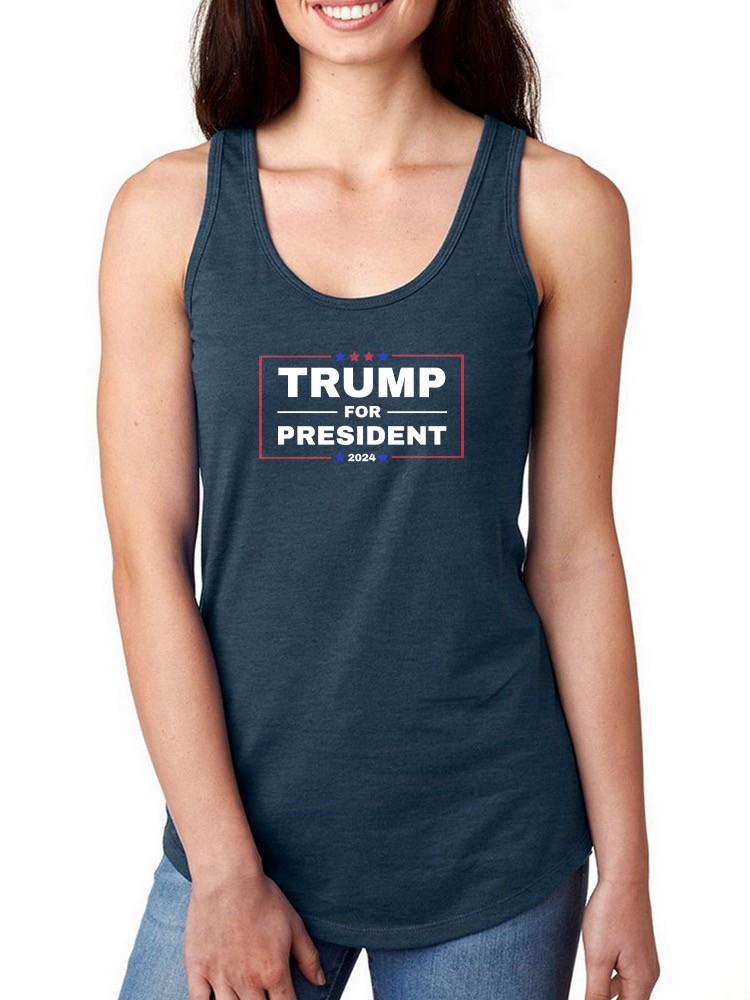 Trump For President 2024 T-shirt -SmartPrintsInk Designs